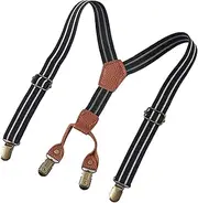 [kowaku] Kids Suspenders Tuxedo Suspenders Y Back Brace Pants Suspender for Halloween Wedding