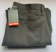 Hard Yakka Permanent Press Pleat Front Khaki Trouser Pants size 97R NEW BNWT