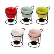 Chocolate Fondue Pot with Rack Melt Pot for Engagement Wedding Anniversary