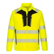 Portwest Mens DX4 Baffled Hi-Vis Hybrid Jacket (Yellow/Black) - PW505