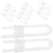 Hoement 12pcs Childproof Cabinet Locks Durable Safety Latches for Proofing Furniture Easy Installation for Cupboards Fridges and More
