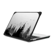 MacBook Pro 13-inch (M1 / M2 / Intel) Bounce Case Minimal Forest Clear Case