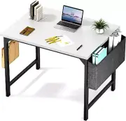 Home Office Desk - 32x20 Inch Computer Desk- Small Office Desk - White