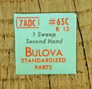 Genuine Bulova 7ADC R 13 Sweep Second Hand Watch Part 65C NEW OLD STOCK