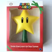 Nintendo Super Mario Bros 9” Star LED Light Up Christmas Tree Topper Plug In ⭐️