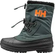 [Helly Hansen] Unisex Kid's Varanger Insulated Winter Boots, Black Light Grey