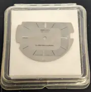 NEW SEIKO H556-5020 Alarm Chronograph 2-Tone Silver Watch Dial - NOS