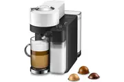 De'Longhi Nespresso Vertuo Lattissima ENV300.W, Automatic Coffee Machine with Automatic Milk Frother, Single-Serve Capsule Coffee Machine, 5 Cup Sizes, 1500W, Matt White & Glossy