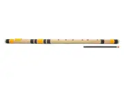 Radhe Flutes PVC Fiber F Sharp Bansuri Base Octave LEFT Handed AU