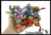 3 Lizard Sand Filled Animal Toy - Heavy Weighted Sandbag Animal Plush Bean Bag T