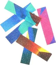 TEHAUX Smooth Touch Textured Strips 6pcs Anxiety Relief Sensory Stickers Squeeze for Desk Pressure Reducing Tools