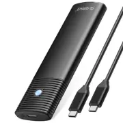 Aluminum M.2 NVMe SSD Enclosure , Tool-Free 10Gbps USB C Adapter, USB 3.2 M.2...