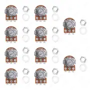 10x B250K Mini Linear Guitar Pots 18mm Long Shaft 250K Guitar Potentiometers