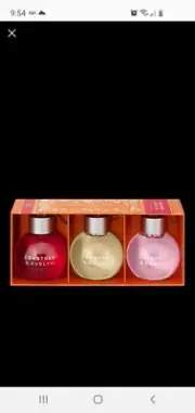 New in Box Crabtree & Evelyn Bauble Trilogy, rare