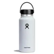 Hydro Flask Wide Mouth Flex Cap Bottle - White - 32 oz