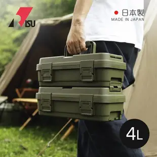 日本RISU TRUNK CARGO日本製可連結層疊組合式工具箱-4L-多色可選