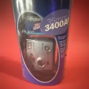 Polaroid Point & Shoot 35mm Camera 3400AF With Film And Batteries