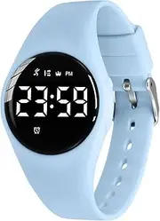 [A ALPS] Kids Watches Digital Sport Watch for Girls Boys, Fitness Tracker with Alarm Clock, Stopwatch, No App Waterproof Watches for Teens Students Ages 5-12
