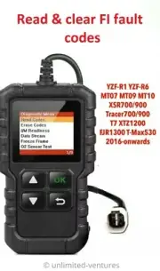 Fault code scanner diagnostic OBD2 tool for Yamaha FI MT10 MT09 XSR900 R1 MT07