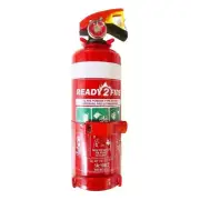 2 x Fire Extinguisher 1kg ABE Dry Powder 1kg & Bracket Car Boat Home AU Approved