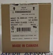Hammond Power Solutions RM0008N50 8 Amp 1.2k V Iron Core Reactor - NEW OPEN BOX