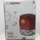 Mini Electric Grinder USB Garlic Nut Vegetable Fruit Chopper 2 Blades 250mg