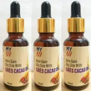 Grès Cacao Oil - NATURAL MALE ENHANCEMENT OIL - Gres Cacao Oil For Men - 3 PACK