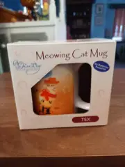 WhimsiClay by Amy Lacombe DESIRE Kitty Cat Mug New In Box