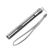 Mini LED USB Rechargeable Flashlight Stainless Steel Torch Pen Light for Medical