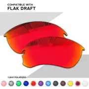 Wholesale POLARIZED Replacement Lenses for-Oakley Flak Draft OO9364 Sunglasses