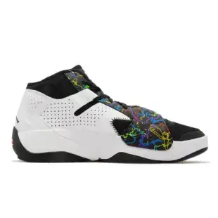 Nike 籃球鞋 Jordan Zion 2 PF 白 黑 男鞋 錫安 胖虎 塗鴉 實戰 2代 DO9068-003