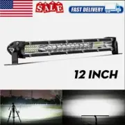 12inch LED Light Bar Slim Spot Flood Combo Work SUV Boat Offroad Driving ATV 4WD