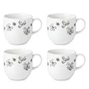 kate spade new york Garden Doodle Mugs, Set of 4