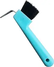 Horse Hoof Pick Brush Ergonomic Hoof Cleaner Portable Hoofpick for Home Beauty Salon Barber (Random Color)