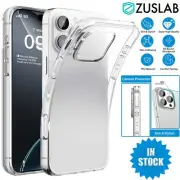 For iPhone 16e 16 15 14 13 12 11 Pro Max 7 8 Plus XR XS Clear Slim Soft Case