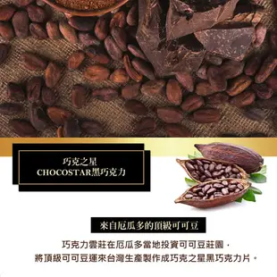 【巧克力雲莊】巧克之星－厄瓜多100%黑巧克力 (7.6折)