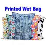 Washable Reusable Cloth Nappy Wet Bag / Waterproof Swim Sport Travel Carry bag
