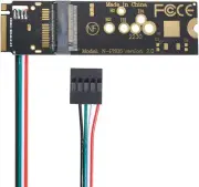 NGFF A/E-Key Card to M.2 NGFF Key-M NVME SSD Adapter for AX200