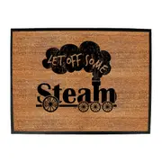 Let Off Some Steam - Funny Novelty Doormat Man Cave Floor mat