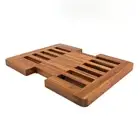Bamboo Expandable Trivet Heat Resistant Mat Hot Pad hot surfaces protection