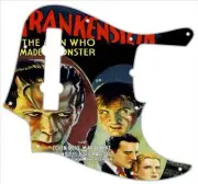 J BASS 5 STRING Graphic Pickguard to fit Fender Bass Guitar Frankenstein 1