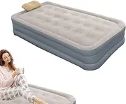 Automatic Inflatable Bed Twin - Inflating Guest Bed Twin Built-in Pump | Foldable Inflating Floor Sleeping Pad for Camping Home Guest