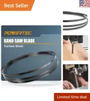 High Carbon Steel 1/8" x 14 TPI Bandsaw Blades - Perfect for WEN, Delta & More