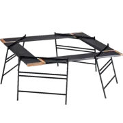 Naturehike Outdoor Splicing Folding Camping Table 4pcs Brackets Iron Shelf