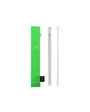 frank green Jumbo Reusable Straw Pack - Neon Green