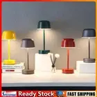 Metal Table Lamp Cordless Desk Lamp Simple Night Light for Bedroom Study Room