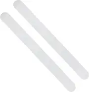 GANAZONO 2Pcs Transparent Tennis Racket Head Tape Durable Removable Protector for Racquet Supplies Weather Resistant Head Guard for Enhanced Power and Protection