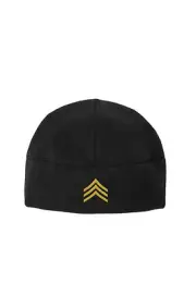 Sergeant E-5 Army Fleece Watch Cap Beanie