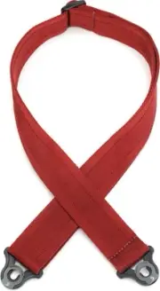 D'Addario 2" Nylon Auto Lock Guitar Strap - Blood Red (3-pack) Bundle