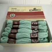 10 Skeins #7710 Tapestry Yarn DMC Floralia Laine 3 Ply Persian Wool Green